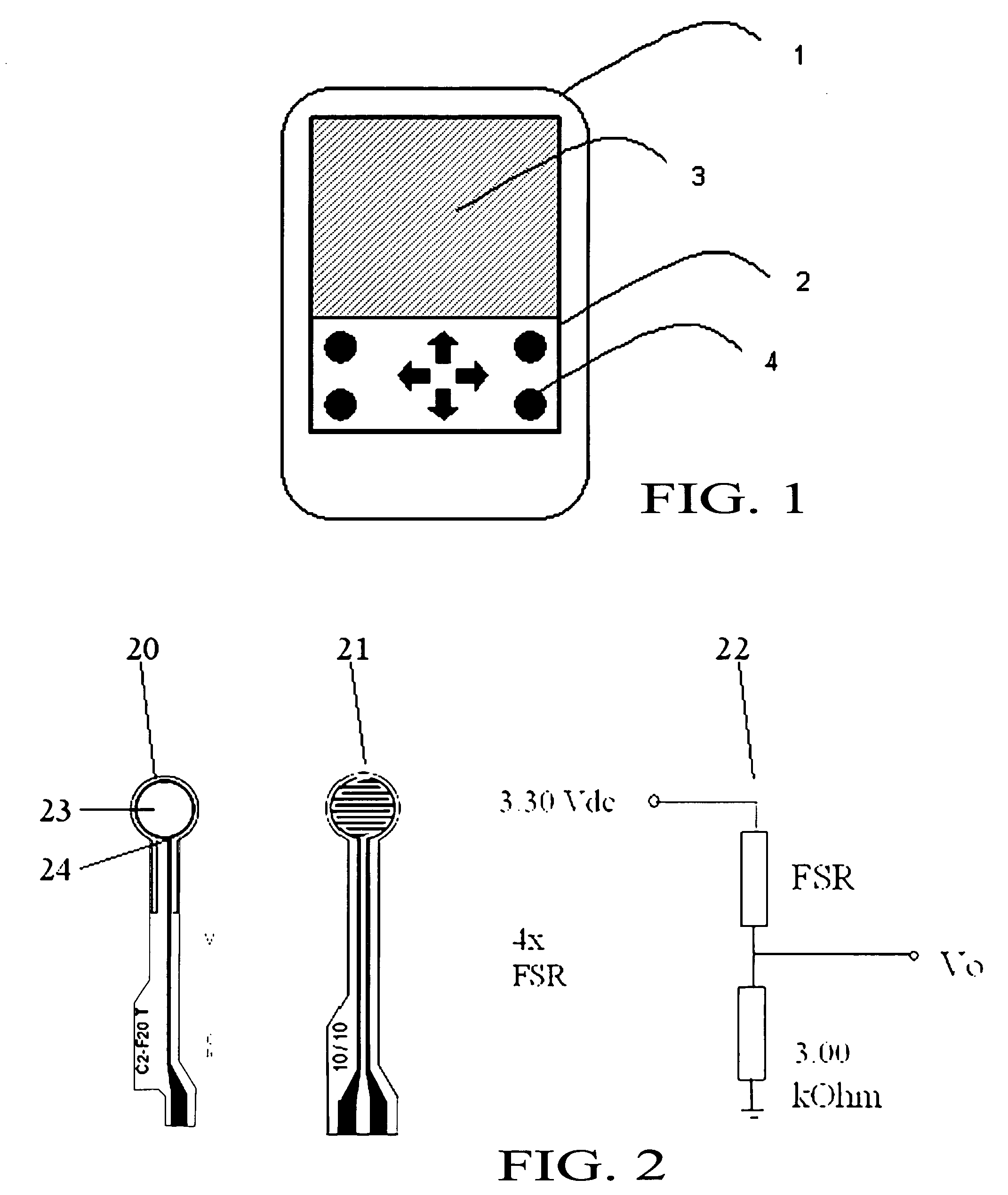 Integrated force sensitive lens and software