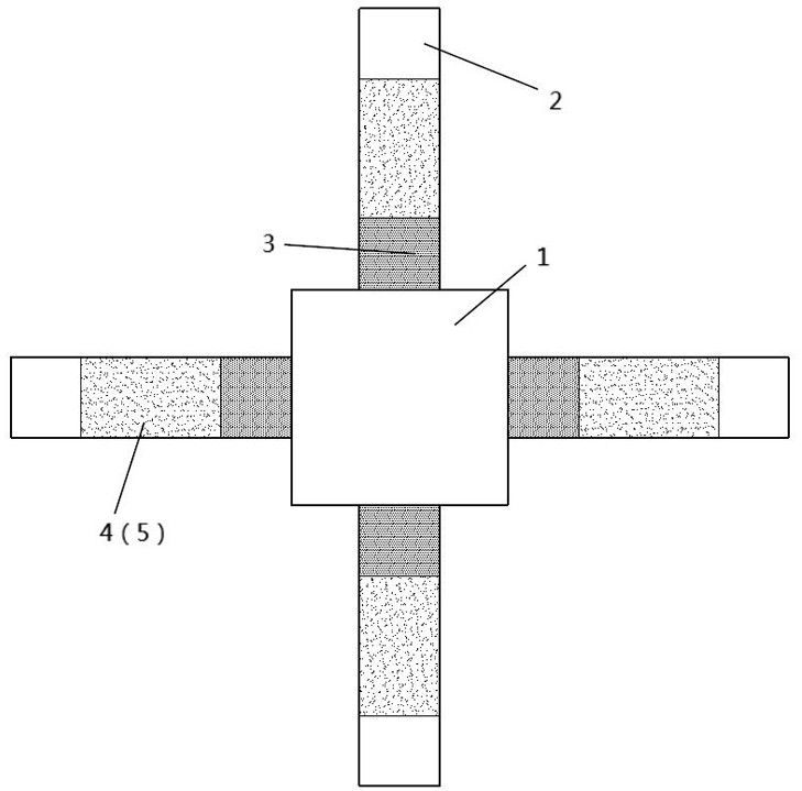 Reinforced concrete frame joint HDC wire winding reinforcing device and construction method thereof