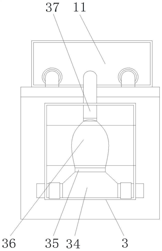 Spinning window dedusting and cooling device convenient to clean