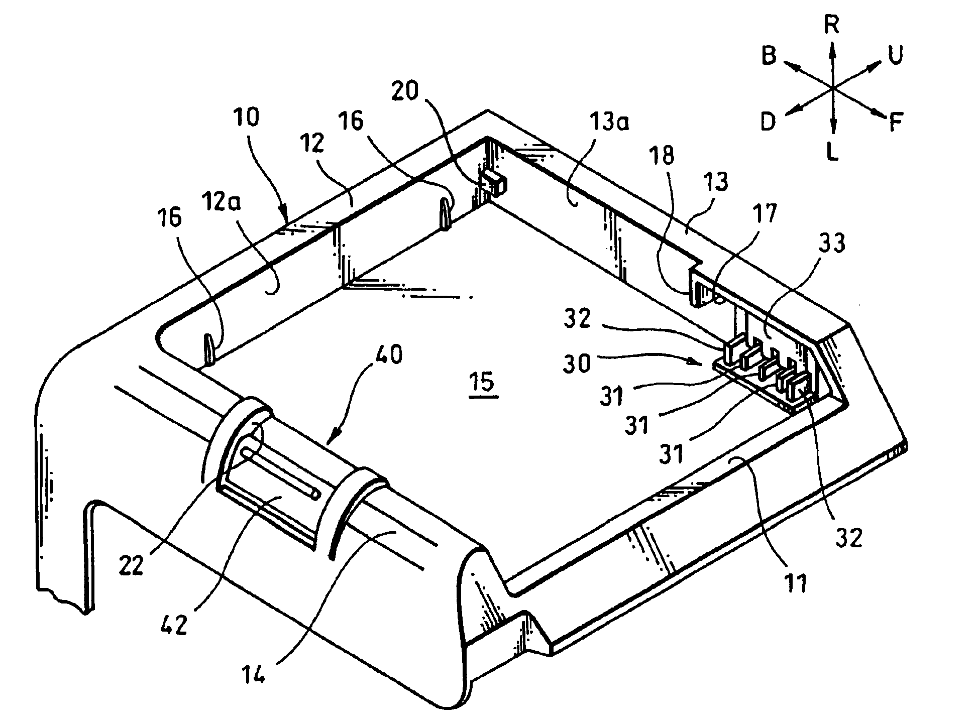 Terminal structure and mounting part