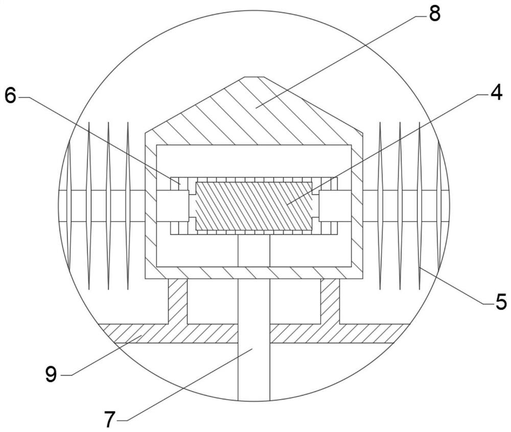 Classified discharging improvement device capable of avoiding secondary screening of equipment