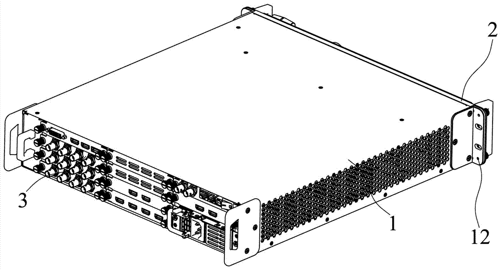 Video processor with panel convenient to disassemble and mounting method thereof