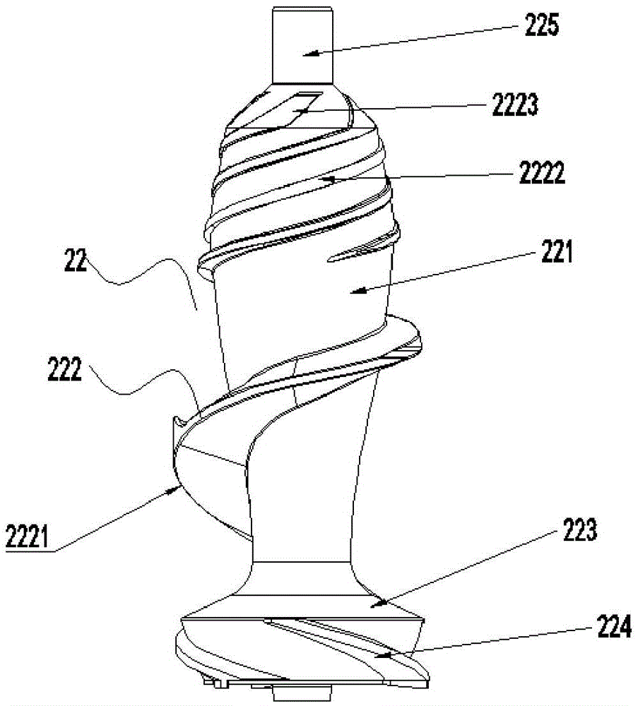 Net-free juicer cable of easy cleaning