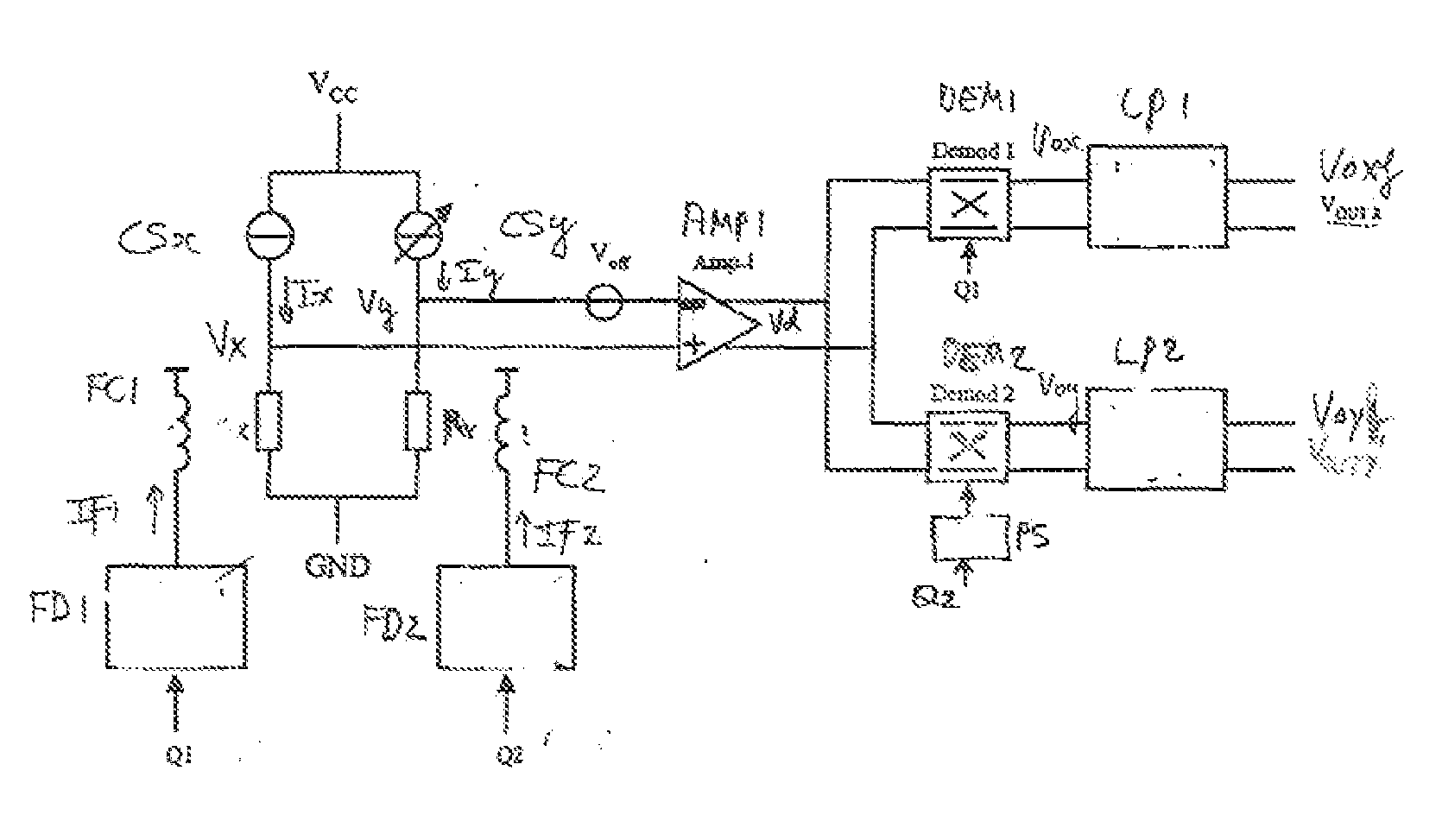 Magnetic field sensor circuit