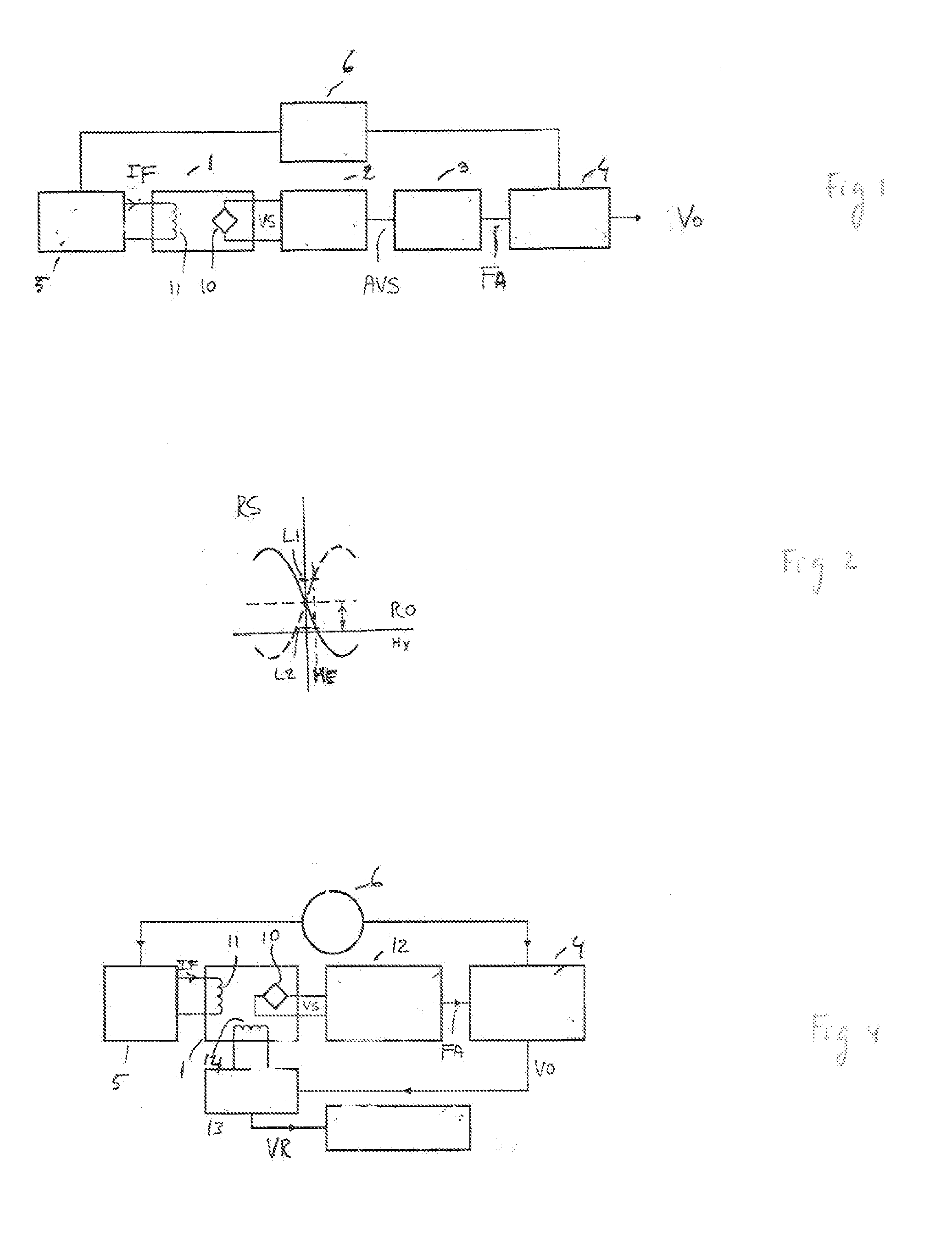 Magnetic field sensor circuit