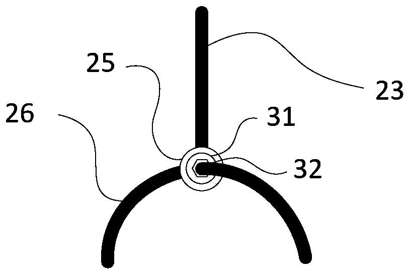 Multi-joint space mechanism gravity unloading device