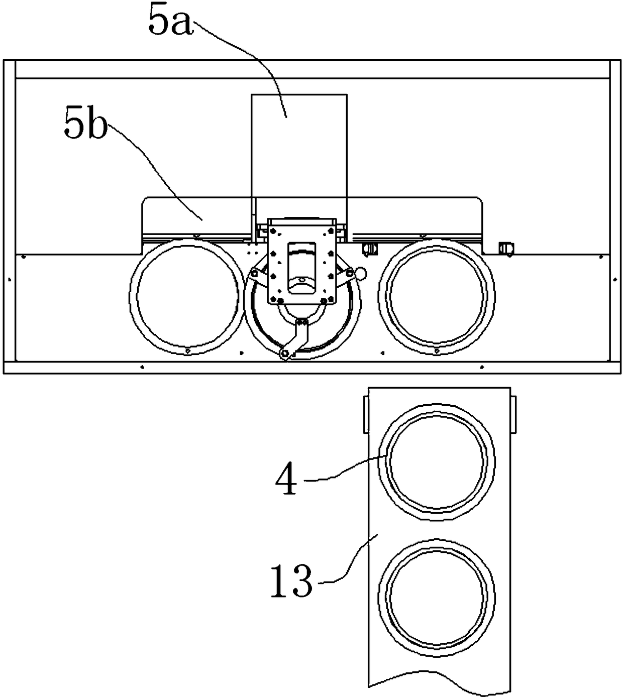 Flexible film carrying plate transport mechanism