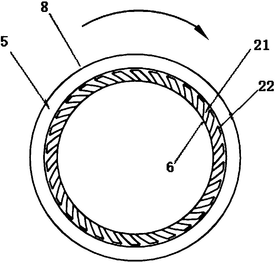 Semi-contact graphite sealing device