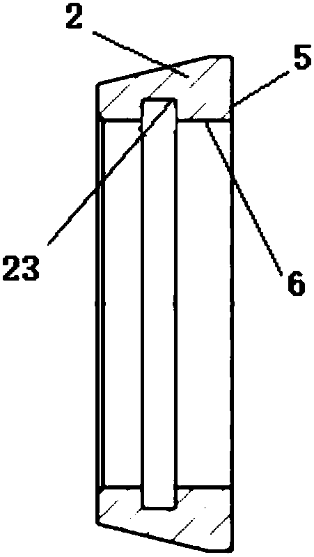 Semi-contact graphite sealing device