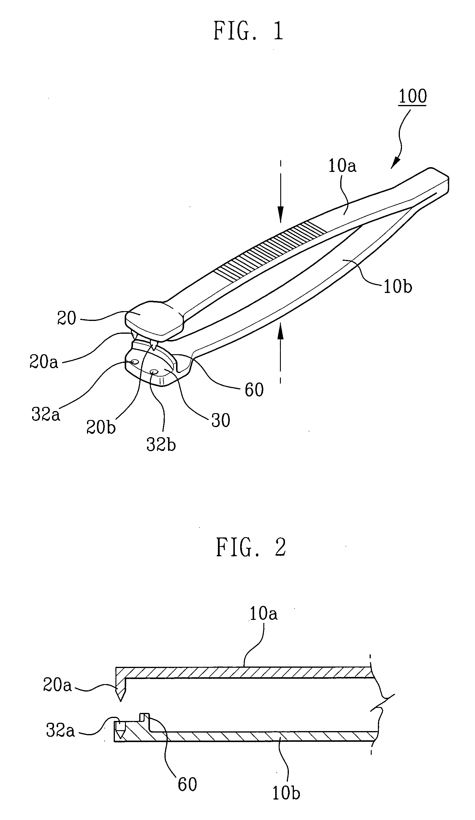 Forceps for double eyelid operation