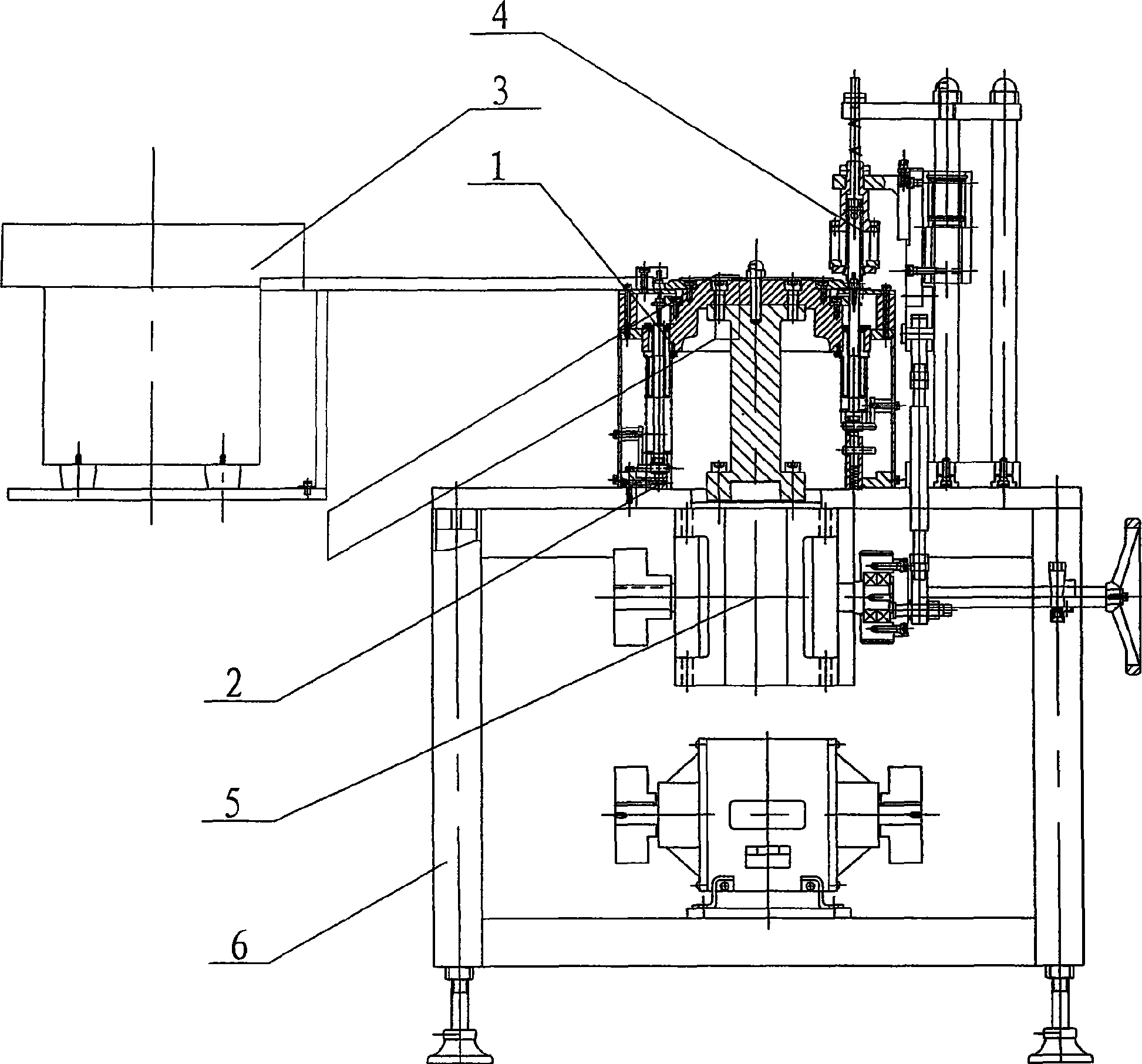 Novel atomizing pump electrified aluminum-shell sealing assembly machine