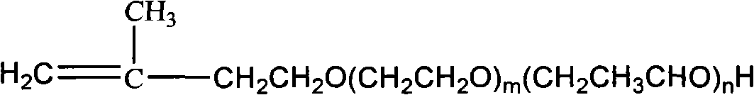 Preparation method of polycarboxylic acid water reducer