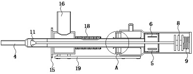 An intelligent ignition device for a garbage gasification furnace