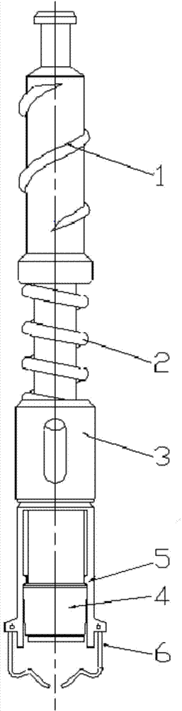 Low-pressure gas well eddy current plunger water drainage and gas collection device