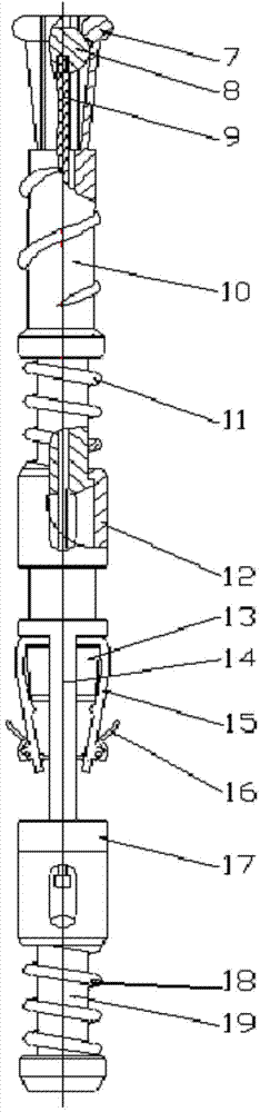 Low-pressure gas well eddy current plunger water drainage and gas collection device