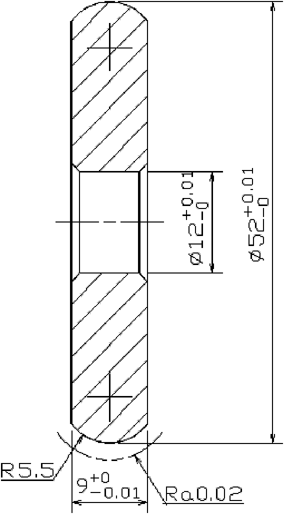 Mirror polishing method for complex ceramic surface