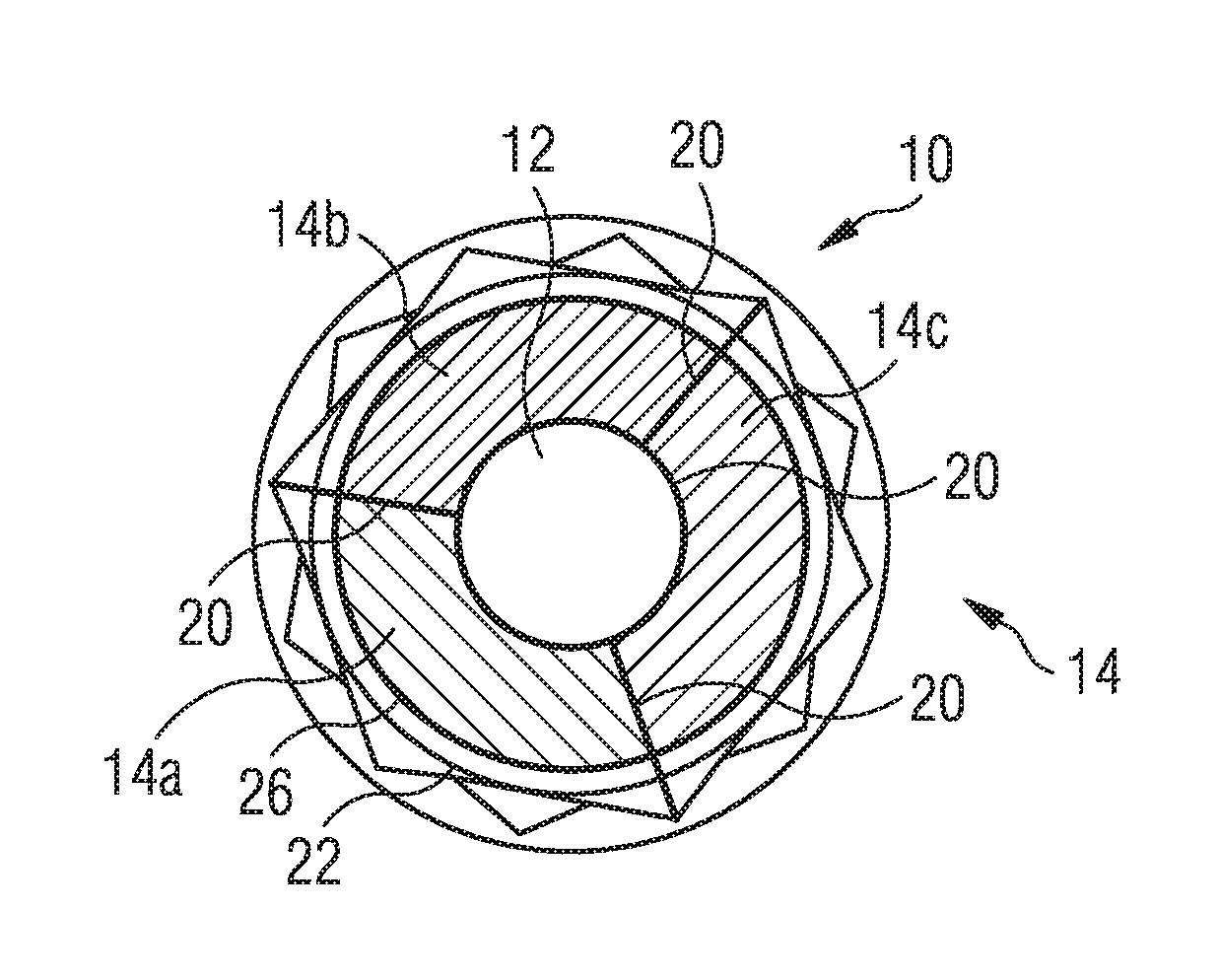 Thermally fragmentable fastening device