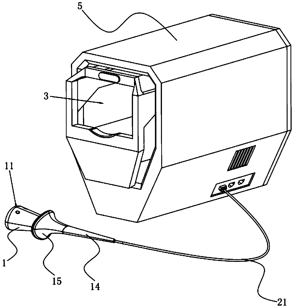 Nasosinusitis detecting device and using method thereof