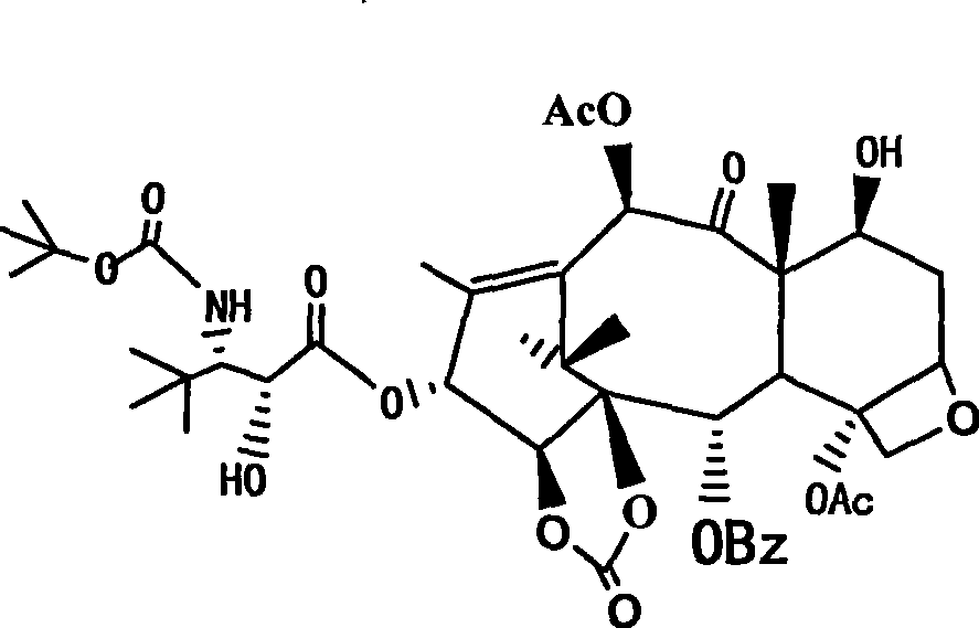 Method for preparing polyhydroxy taxone and paclitaxel