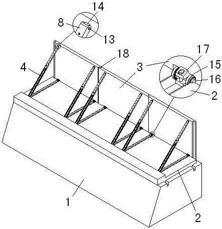 Construction method and structure of a landscape-type wave-resistant wall