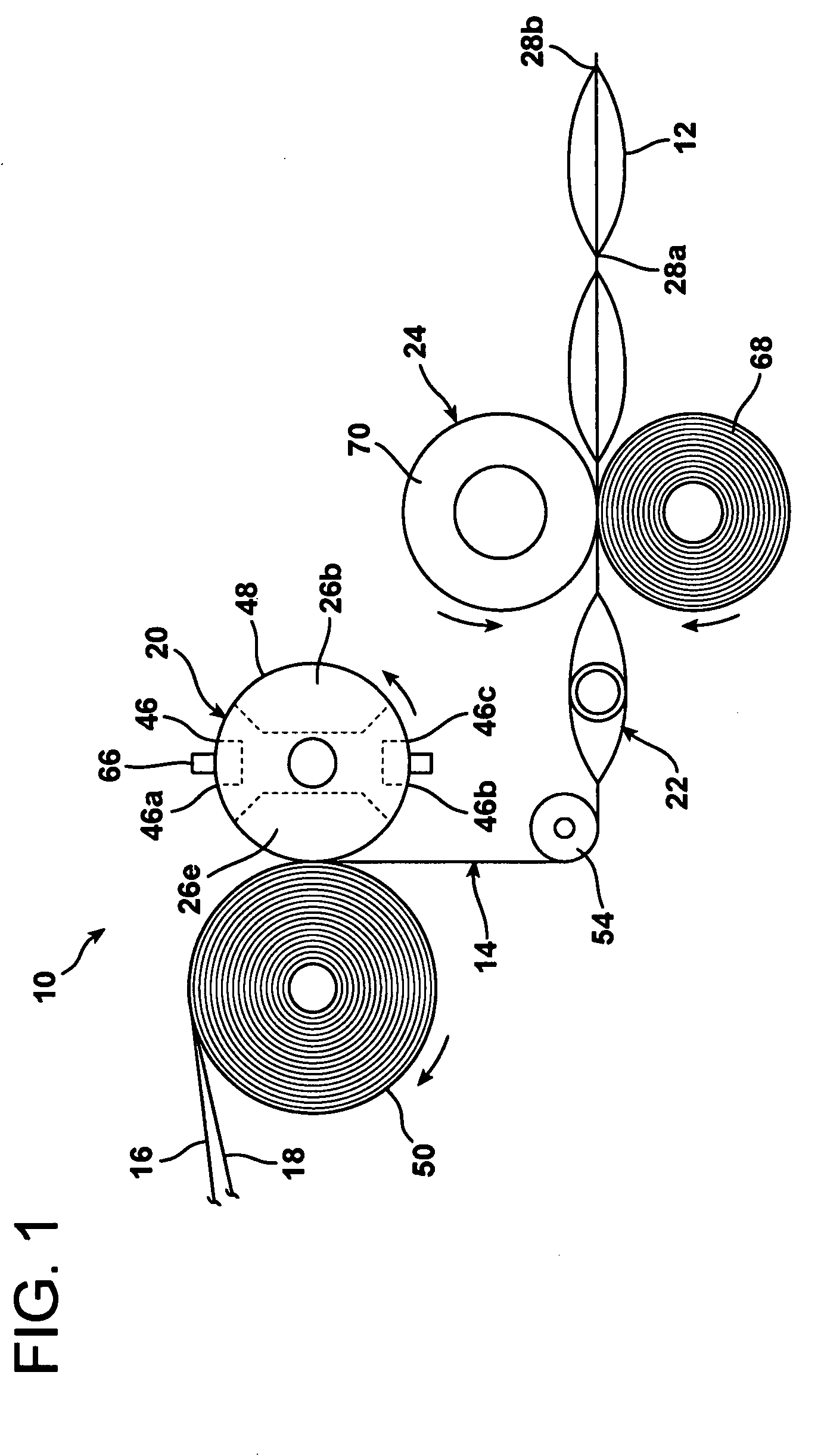 Apparatus and method for making inflated articles