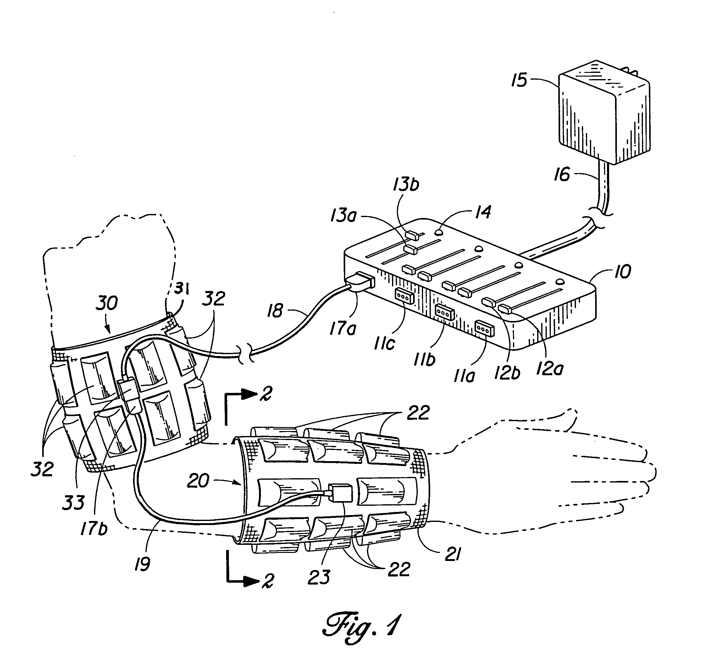 Multiple combination heat/massage devices