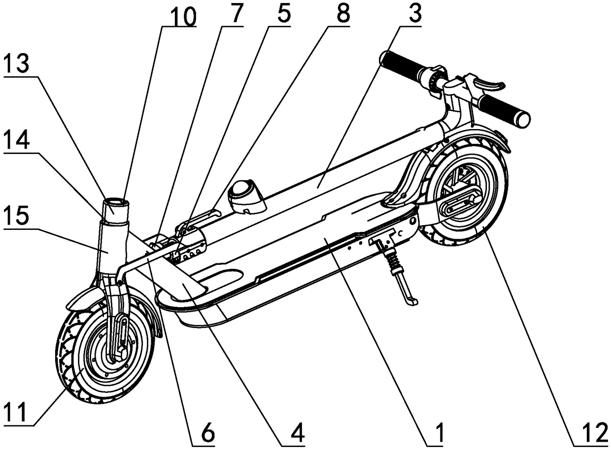 Foldable electric scooter