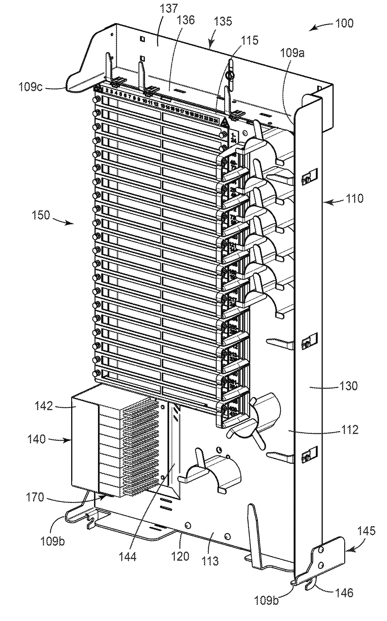 Modular fiber frame