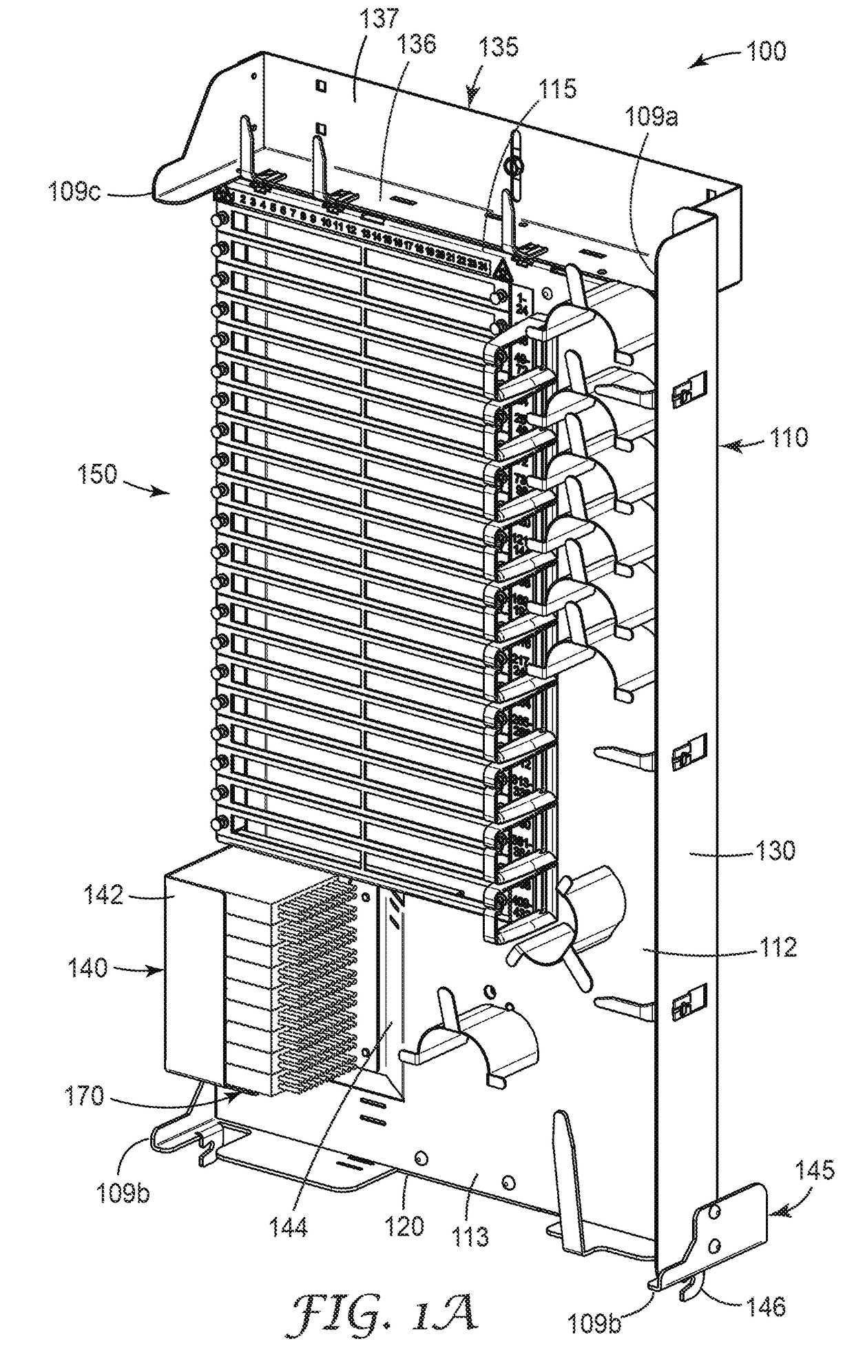 Modular fiber frame