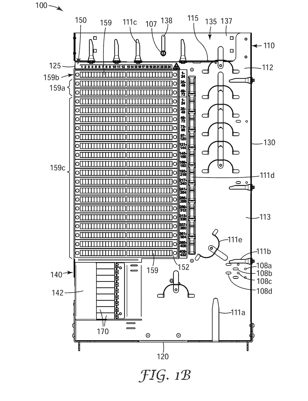 Modular fiber frame