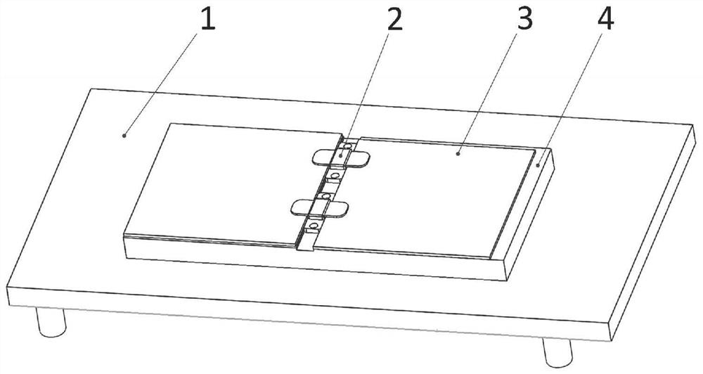 Low-contact thermal resistance installation method for high-power power amplifier chip