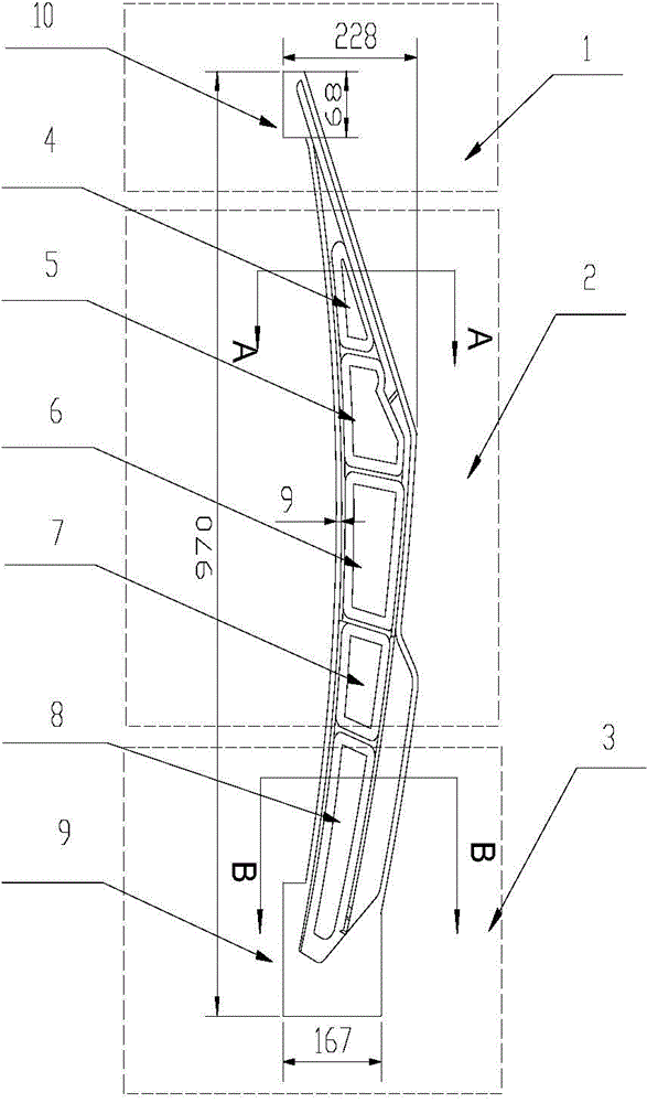 Optimization method for aluminum alloy forging blank in hot forging state