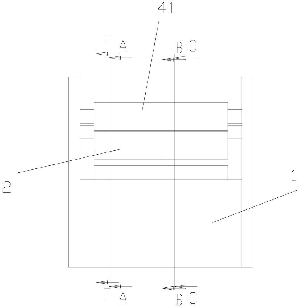 Fabric printing and dyeing process device