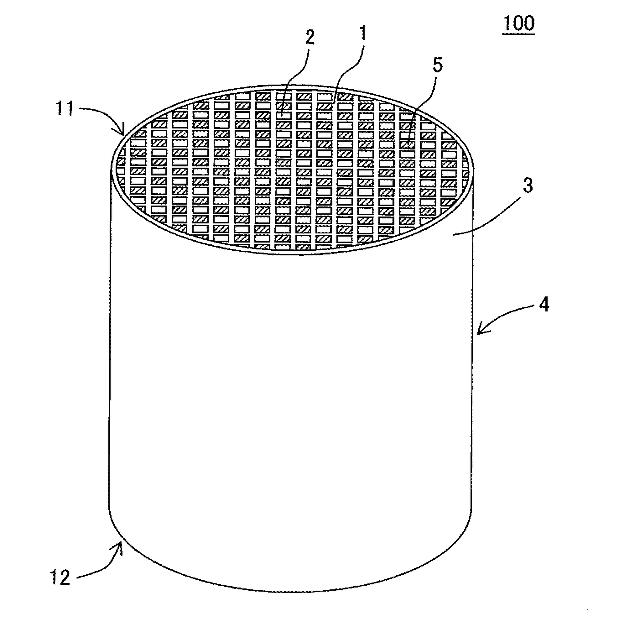 Plugged honeycomb structure