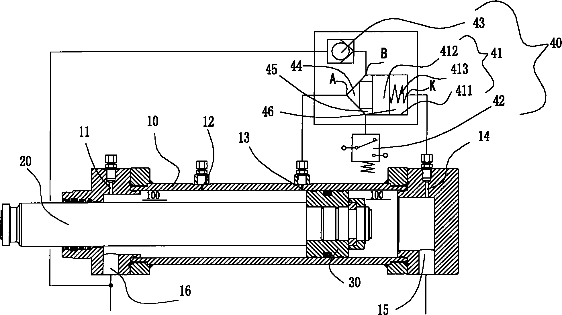 Hydraulic cylinder device