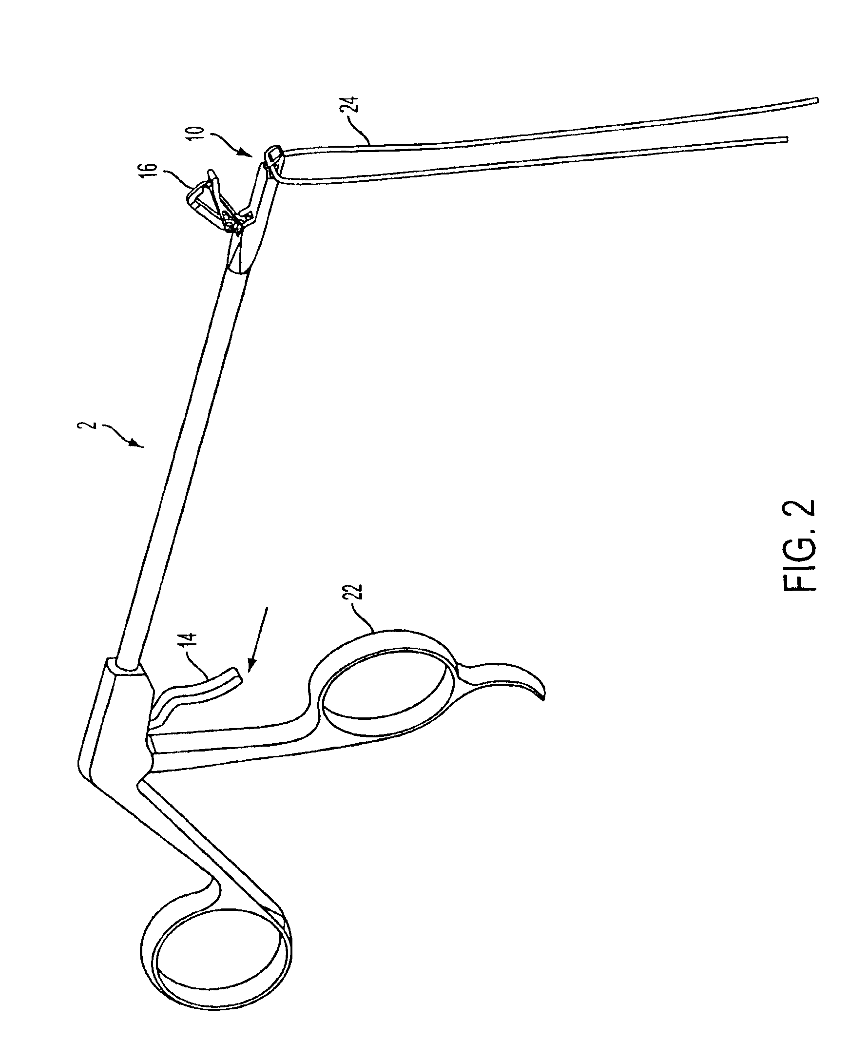 Arthroscopic suture passing instrument