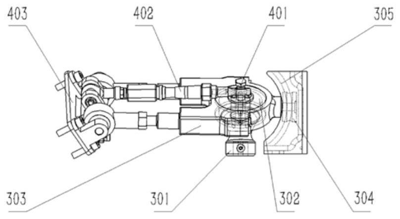 Propelling device imitating front fins of sea lion