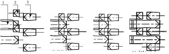 Method for controlling repeated gear engagement in DCT (dual clutch transmission) synchronizer gear engaging process