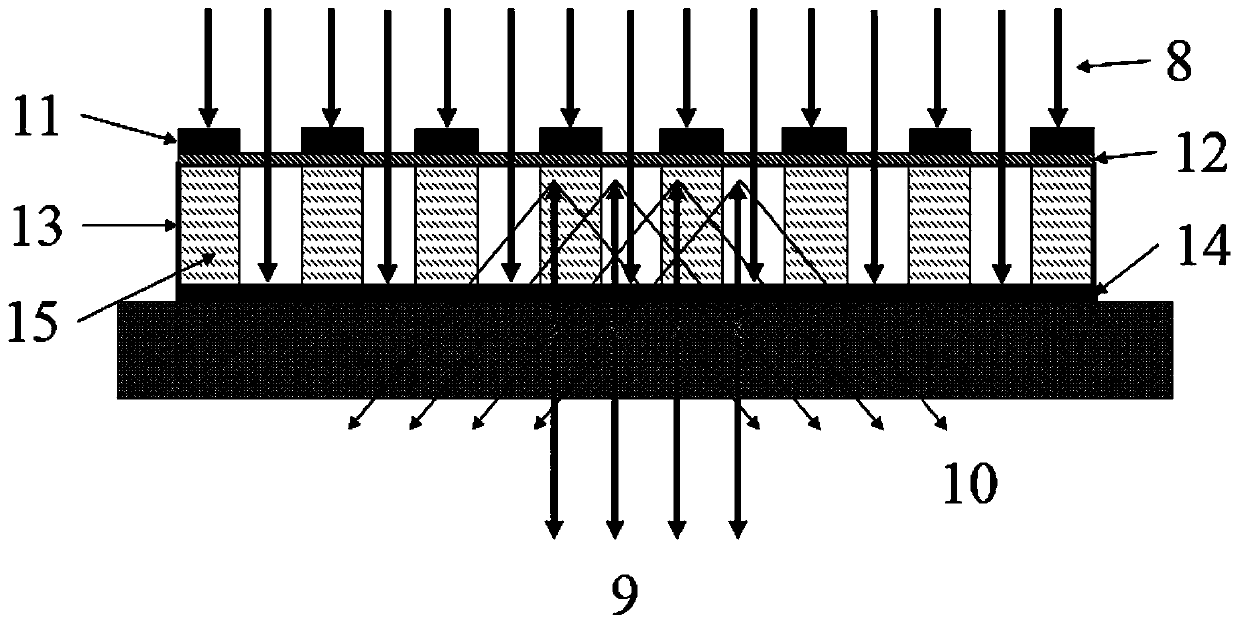 Inverted image enhanced ultrafast imaging detector