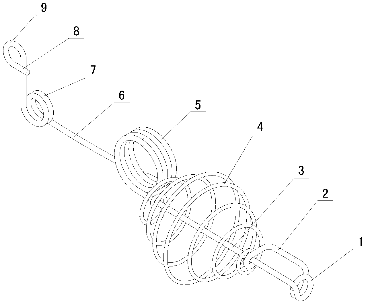 Fishhook active retraction machine