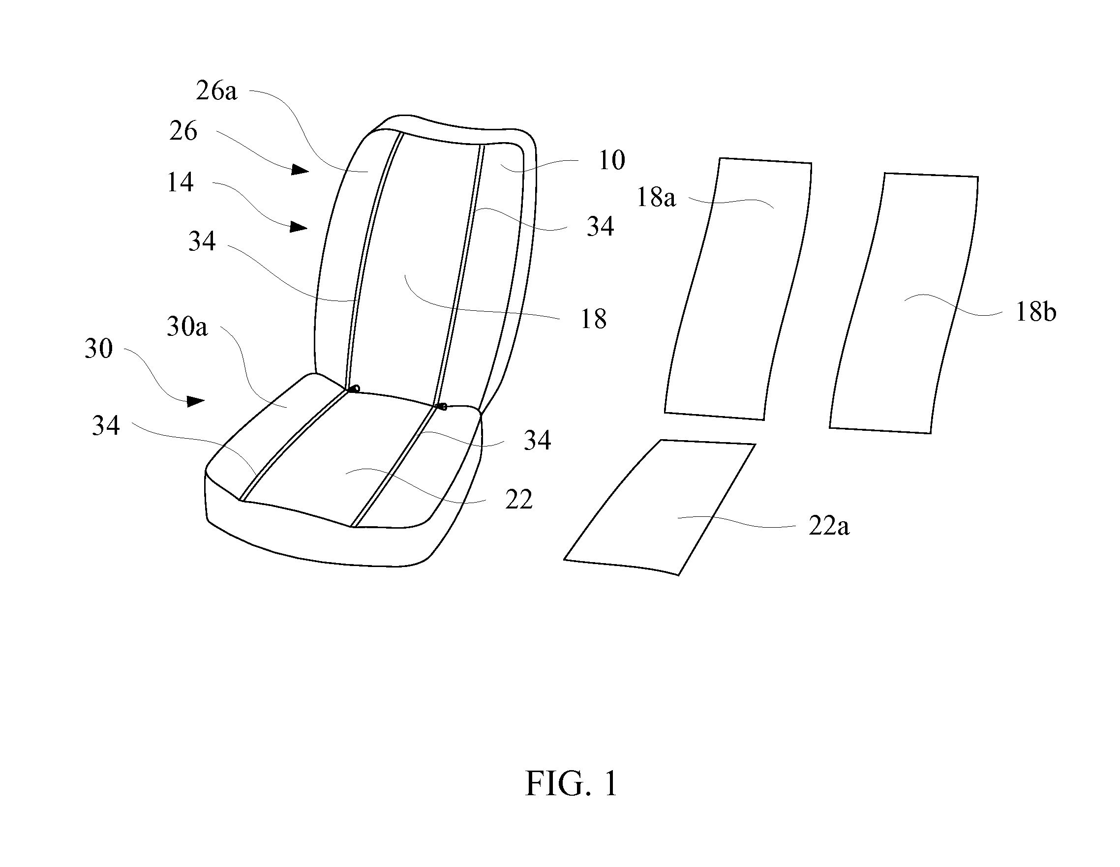 Vehicle seat covers with interchangeable panels