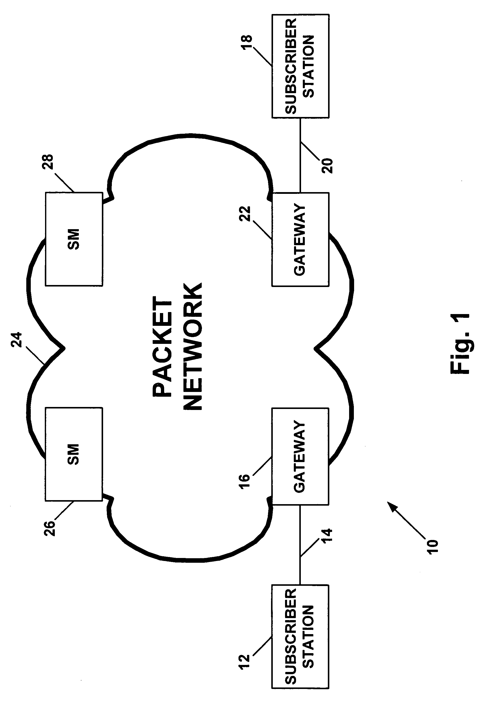 Method and system for wiretapping of packet-based communications