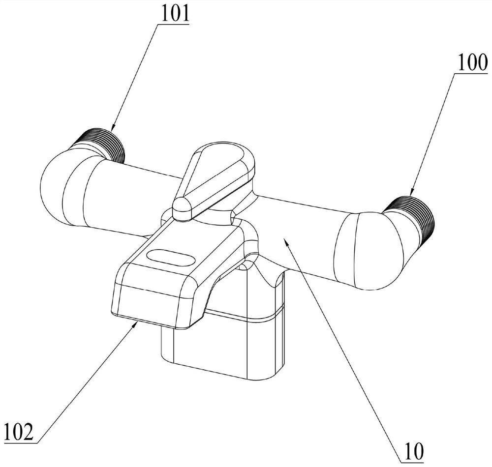 Switch valve, water heater, hot water supply system and hot water preheating method