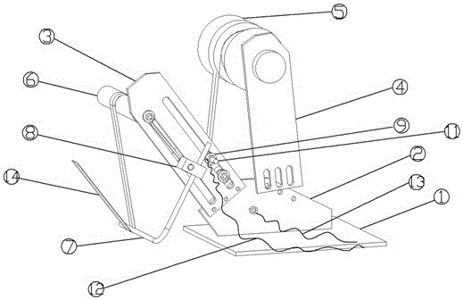 Intermediate film breakage detection device for knitting machine and control method