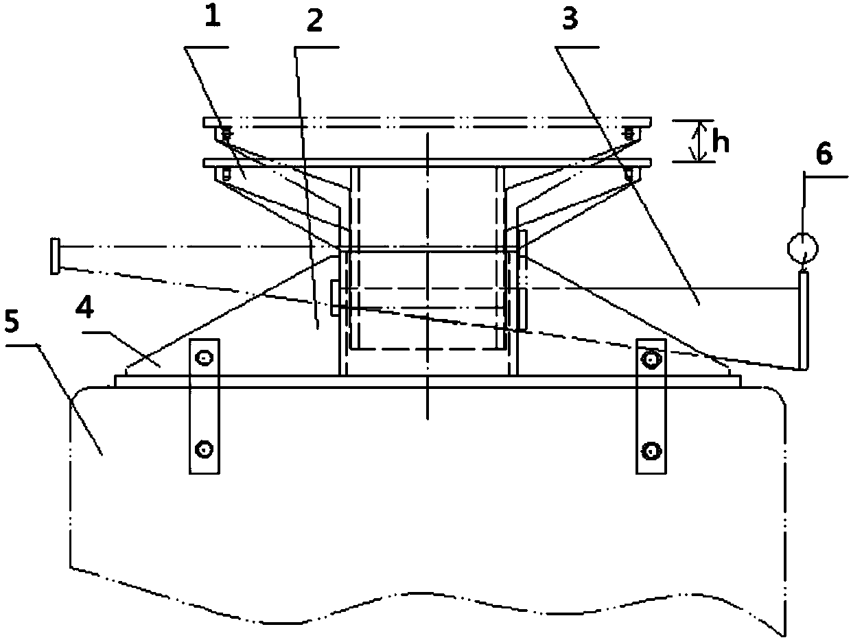 Steel adjustable pier