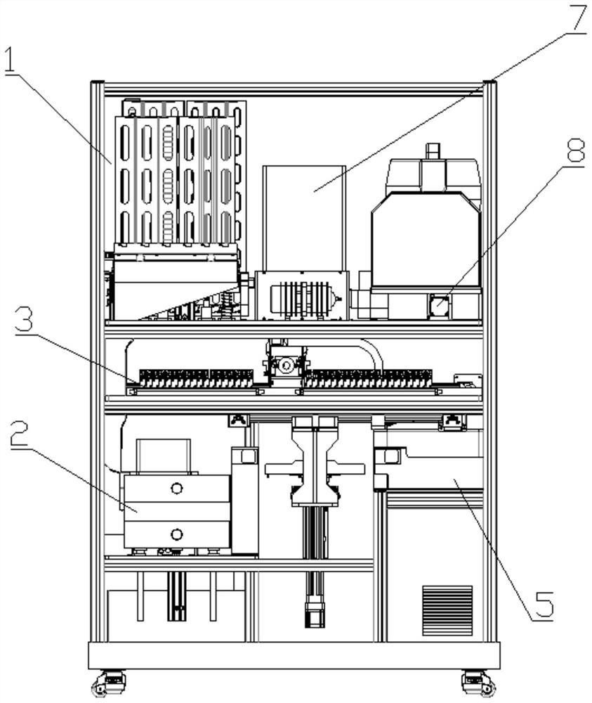 Ink pad imprint retaining system for self-service seal making machine