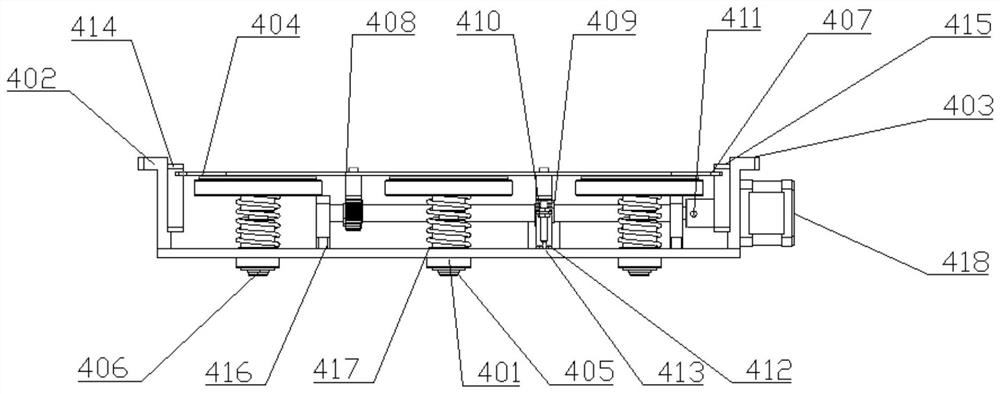 Ink pad imprint retaining system for self-service seal making machine