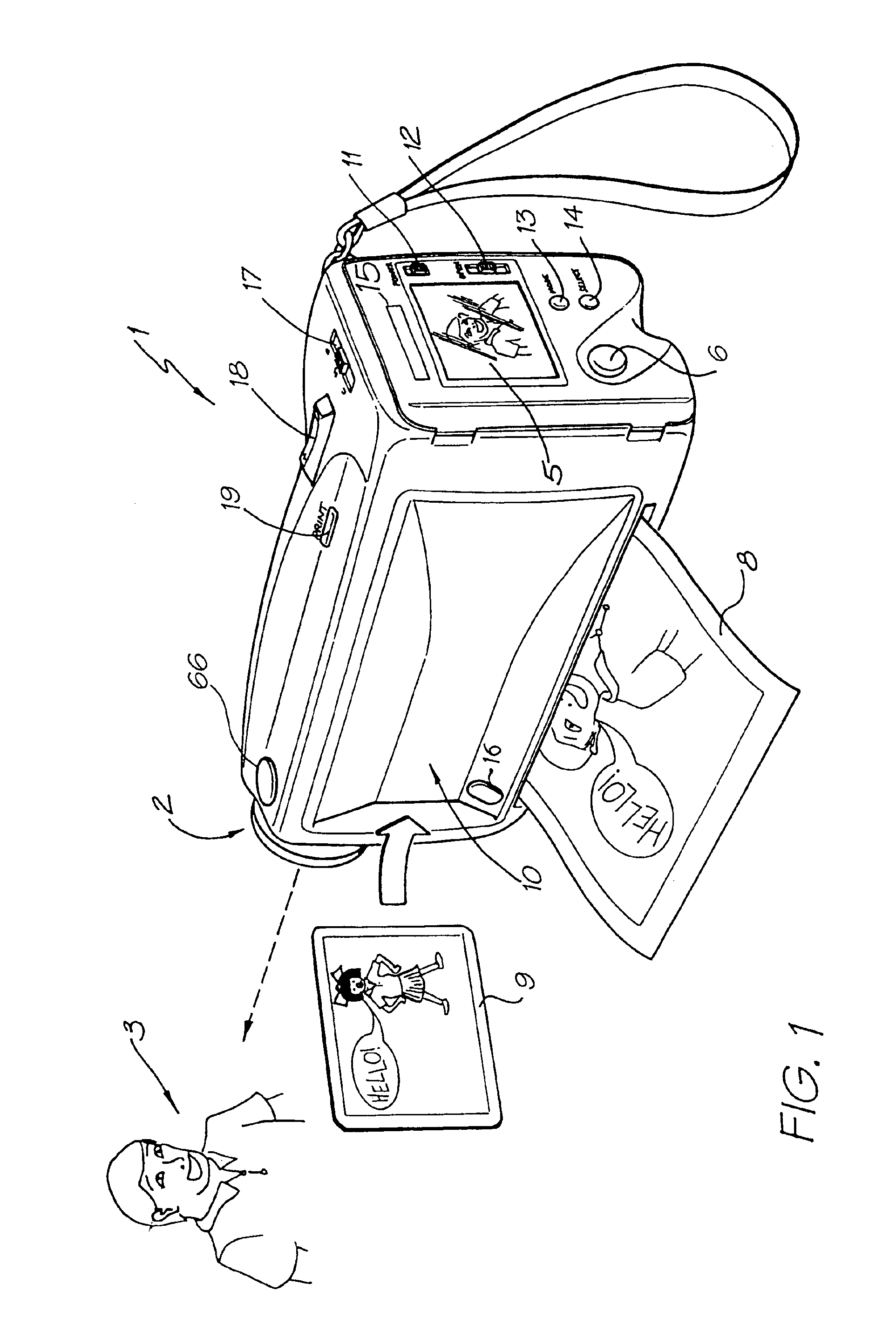 Digital camera system containing a VLIW vector processor