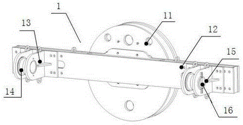 End-to-end type modular fixture and reversing machine comprising same