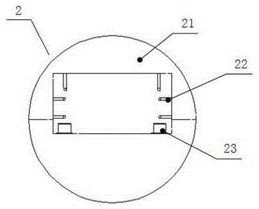 End-to-end type modular fixture and reversing machine comprising same